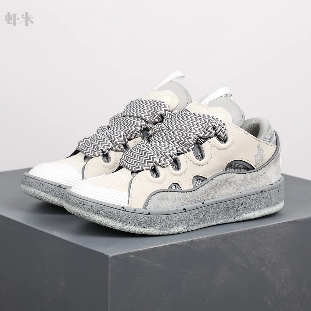 1:1 Best Quality Lanvin Crub Bread Shoes Grey