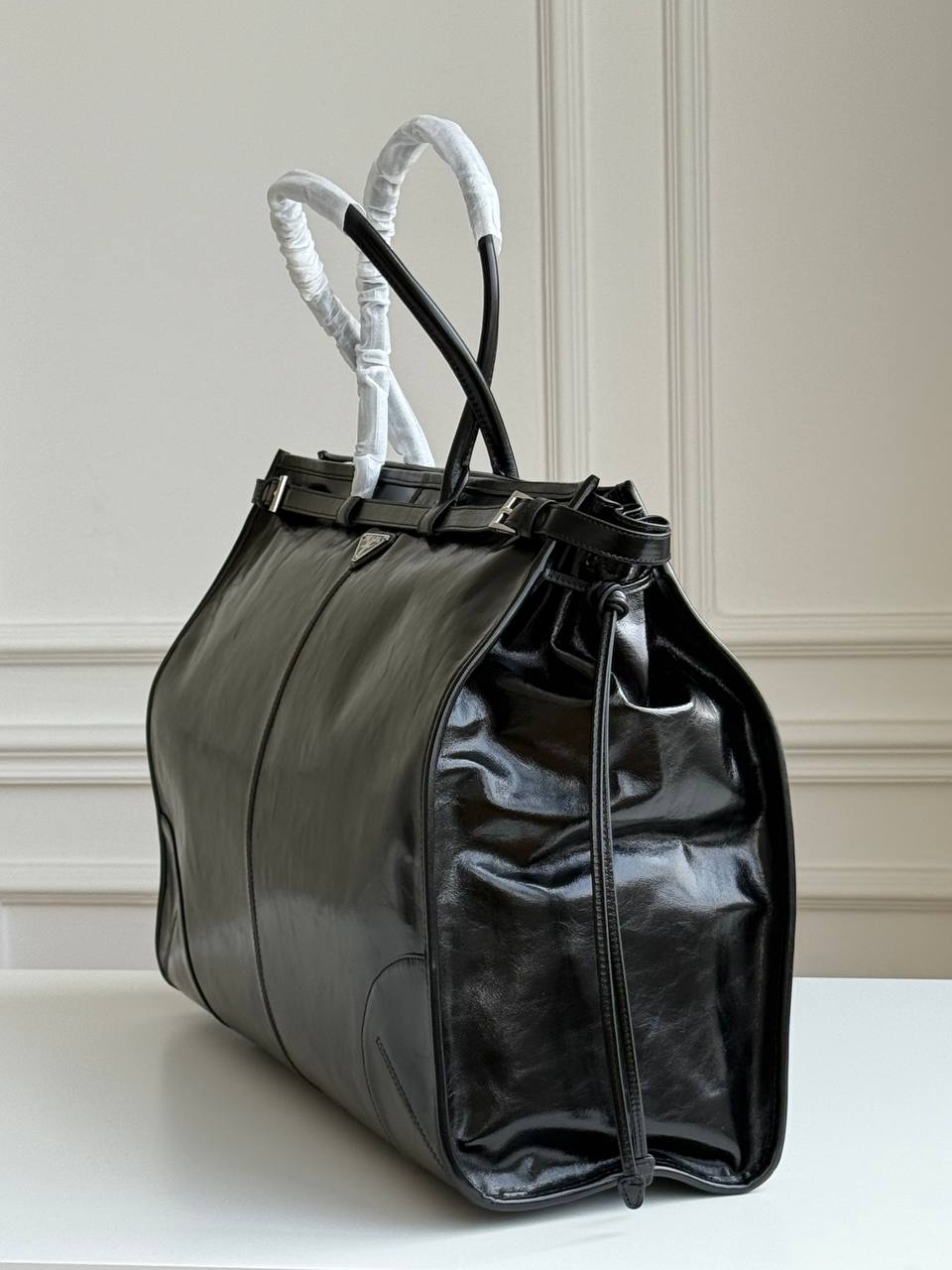 Prada Bonnie Leather Tote Bag