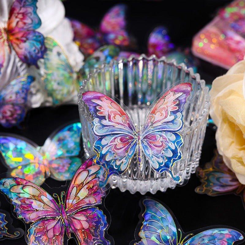 1107 Gilt Butterfly Dream Handbook Sticker Pack