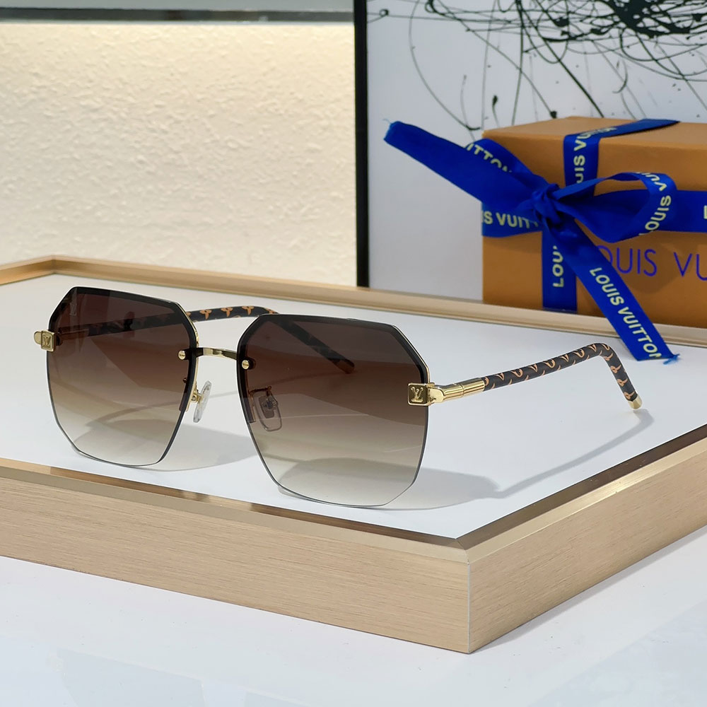 LV Clockwise Canvas sunglasses Top quality