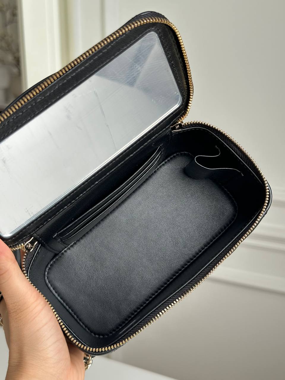 CHANEL Vanity Case Top Handle Bag