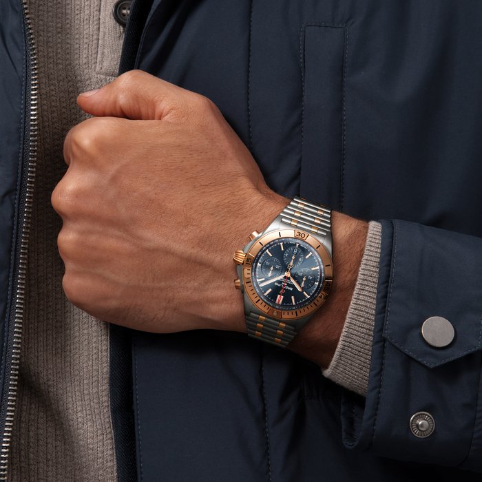 Breitling Watch Chronomat B01 42 Blue Bracelet【1:1 Replica】