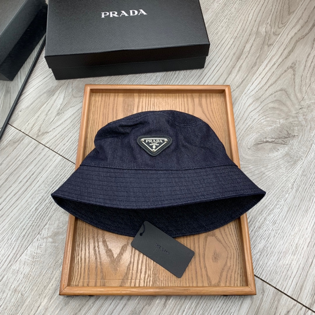 Prada Cotton Printed Fisherman's Hat Sunhat