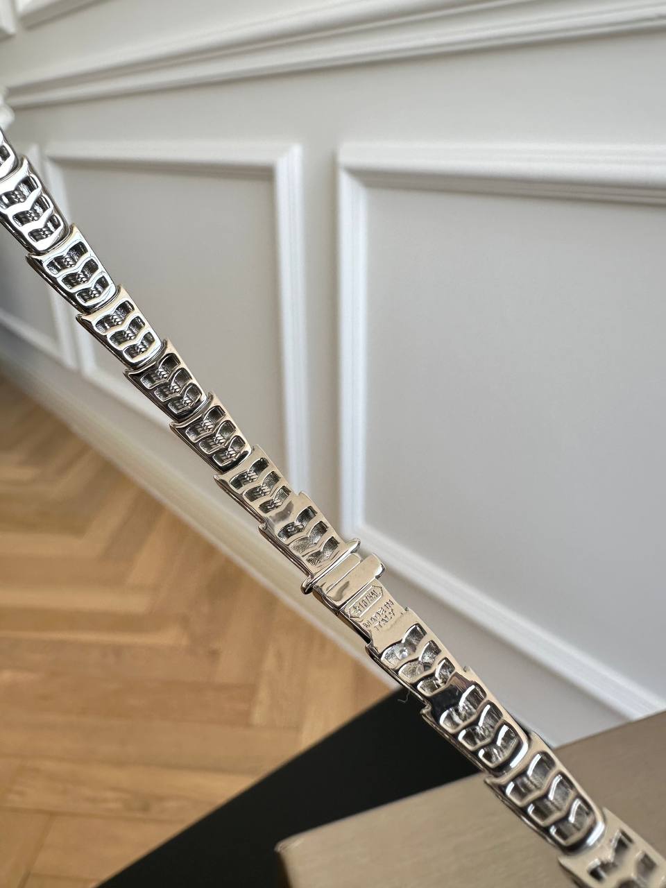 BVLGARI Serpenti Viper Full Pave Diamond Necklace