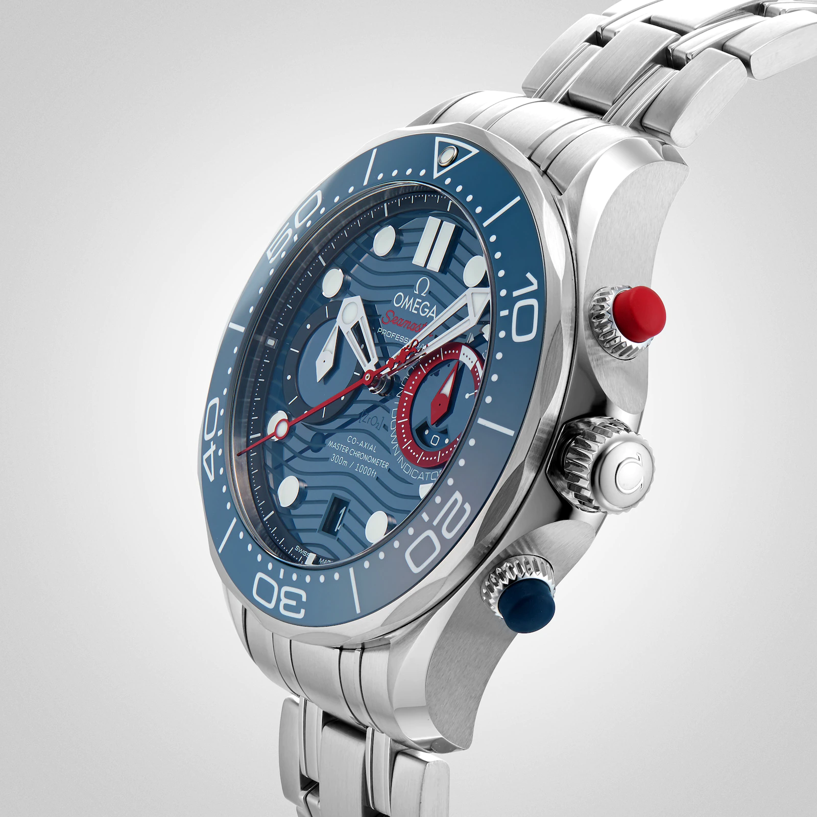 OMEGA Seamaster Diver Co-Axial Master Chronometer Chronograph 44mm Mens Watch O21030445103002
