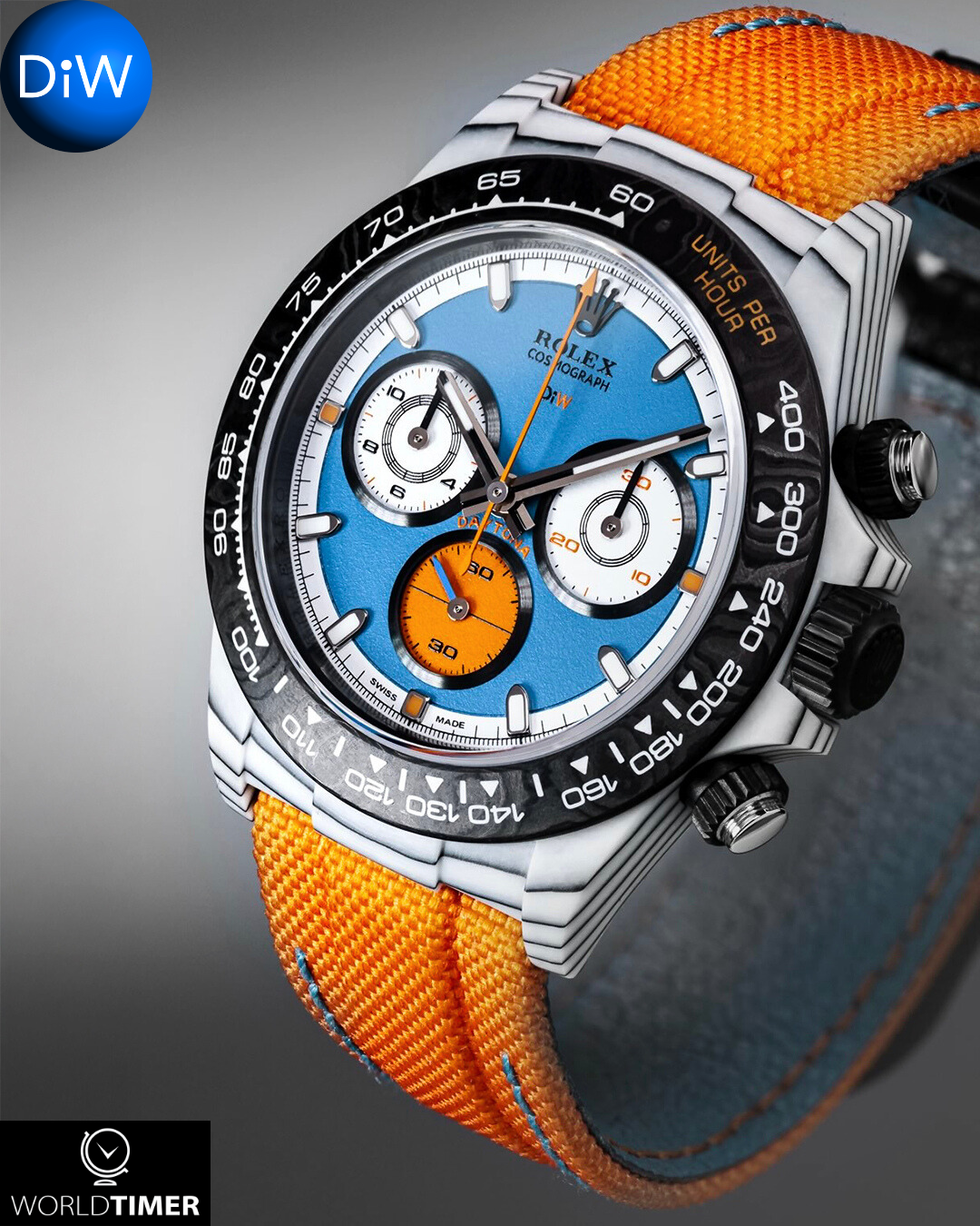 Quartz Fiber Rolex DiW Daytona VELOCE【1:1 Replica】