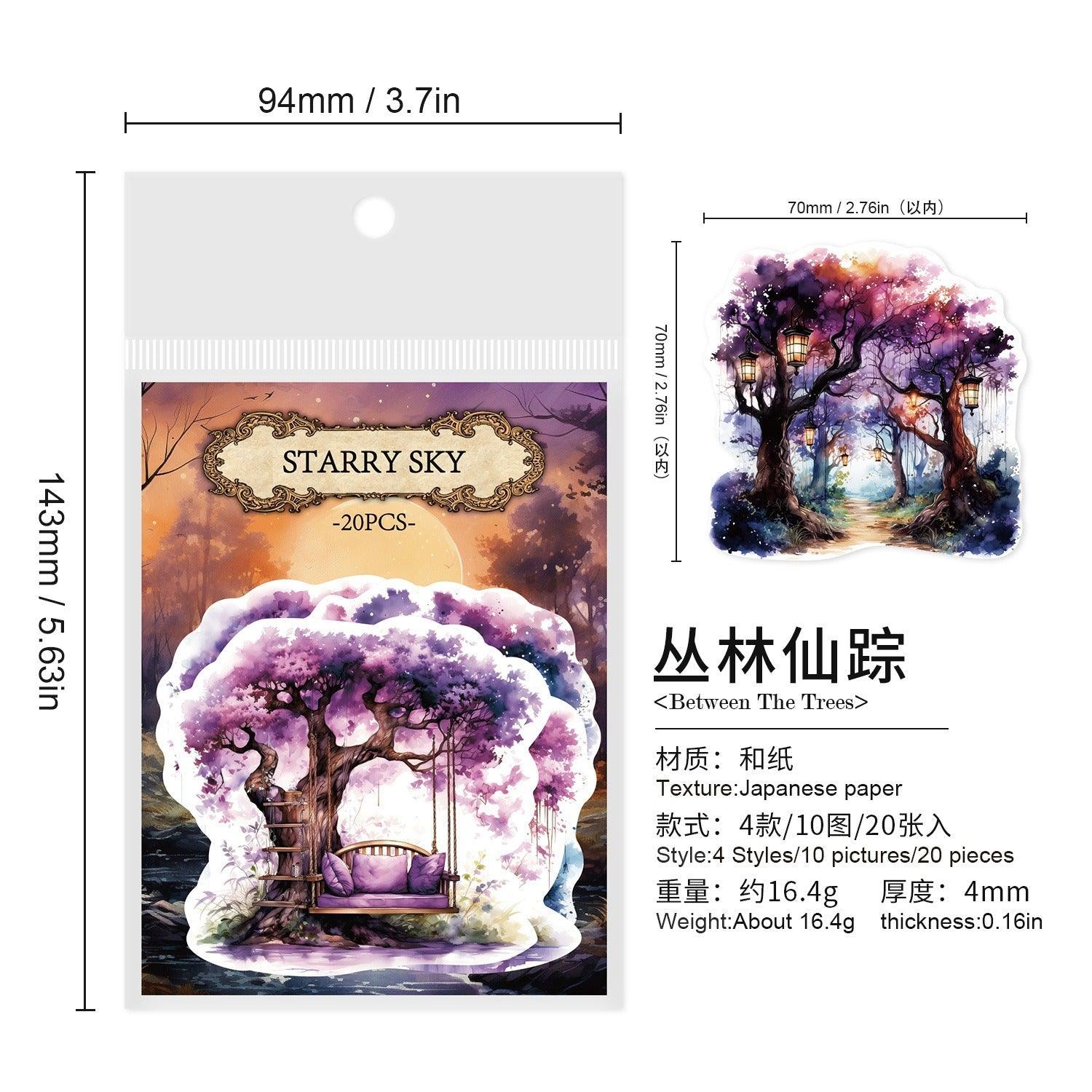 1032 Paper Stickers Jungle Wizard Series