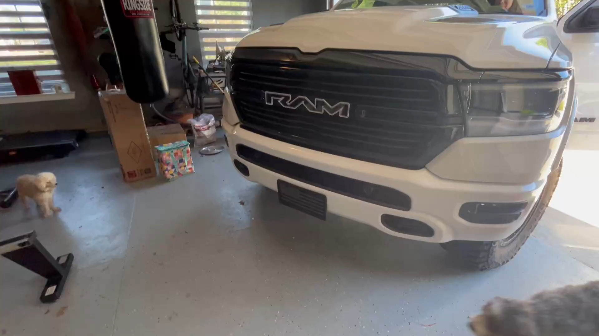 Illuminated White Grille Letter Lights w/Screws Compatible with Dodge ram 2013+1500