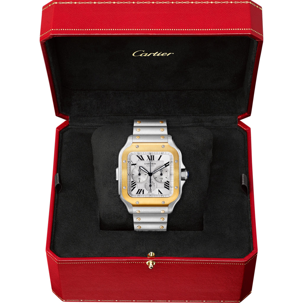 Santos de Cartier Chronograph Watch XL W2SA0008【1:1 Replica】