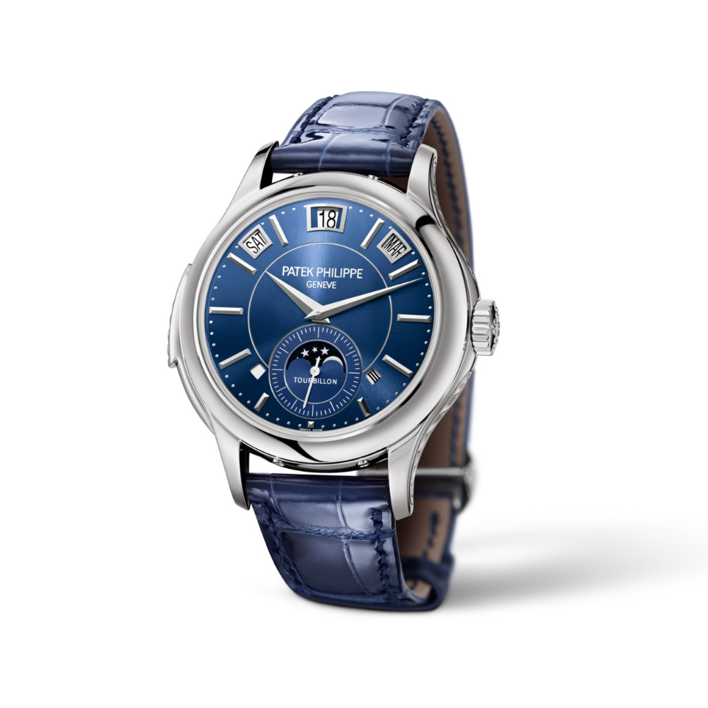 Patek Philippe Grand Complications Tourbillon Minute Repeater Perpetual Calendar White Gold Blue Dial 5207G-001【1:1 Replica】
