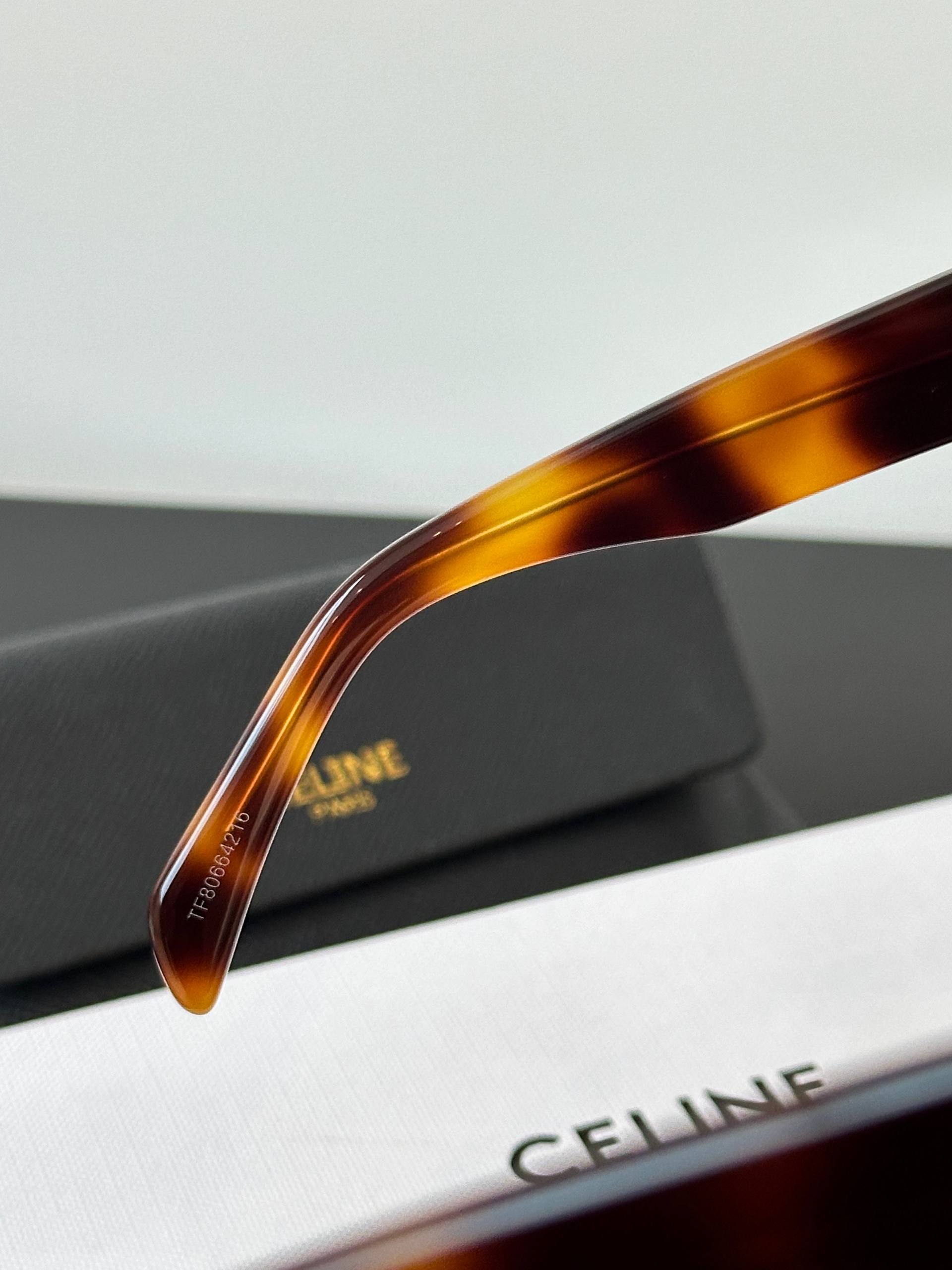 CELINE Triomphe Oval Cat-Eye Sunglasses