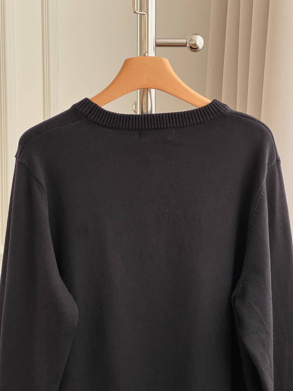 Prada Beetle Logo Intarsia Knit Sweater