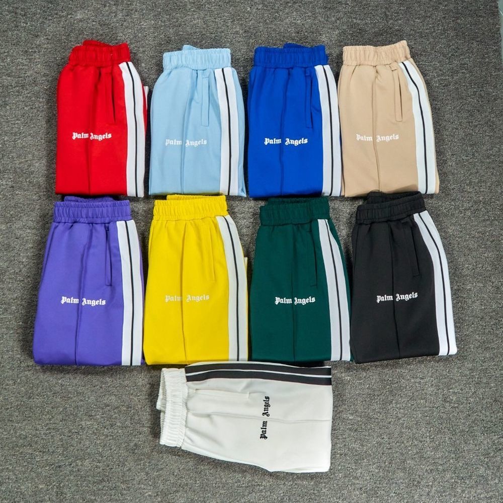 Angel casual retro rainbow ribbon loose tracksuit pants drawstring pants