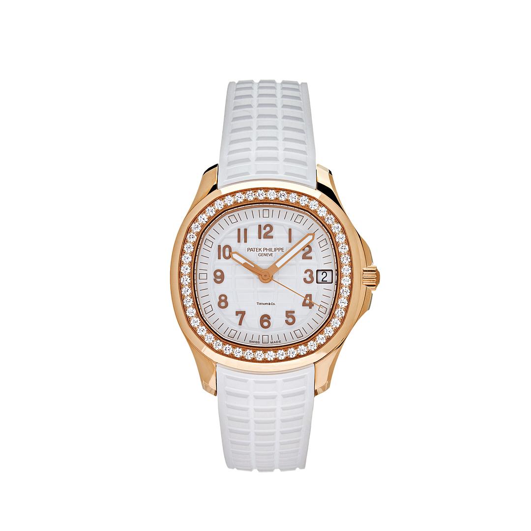 Patek Philippe Aquanaut Tiffany & Co. Rose Gold White Dial 5268/200R-001【1:1 Replica】