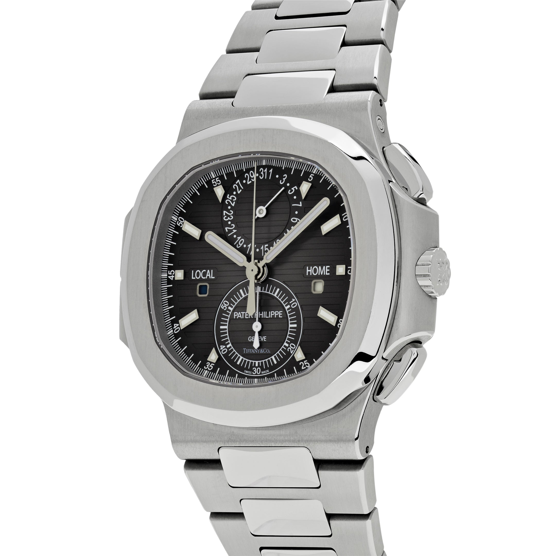 Patek Philippe Nautilus Tiffany & Co. Travel Time Chronograph 5990/1A-001【1:1 Replica】
