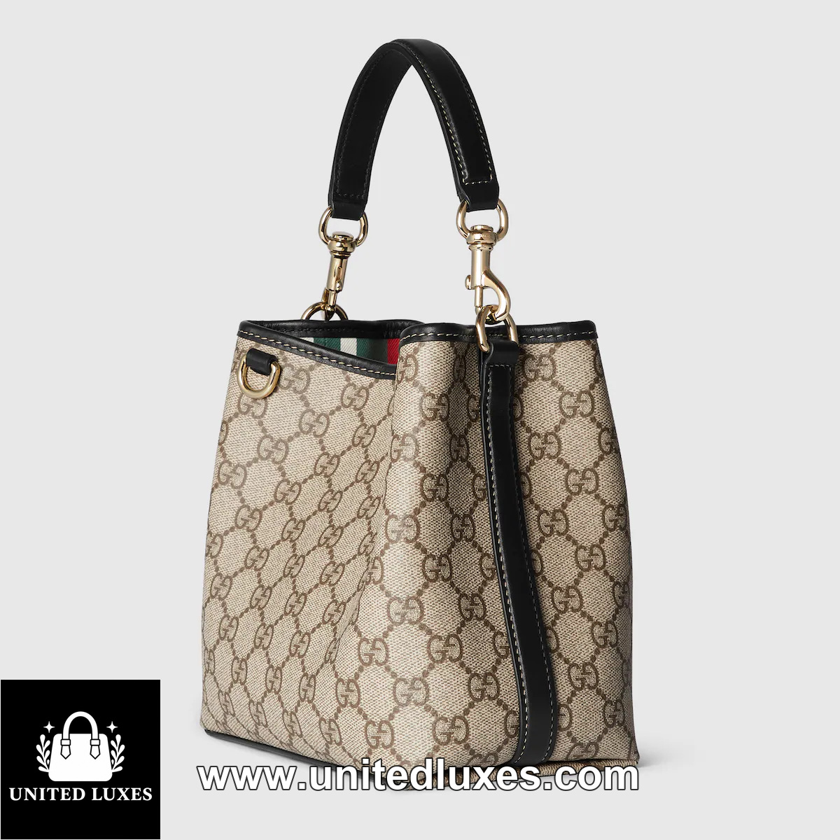 Replica GG Emblem small bucket bag