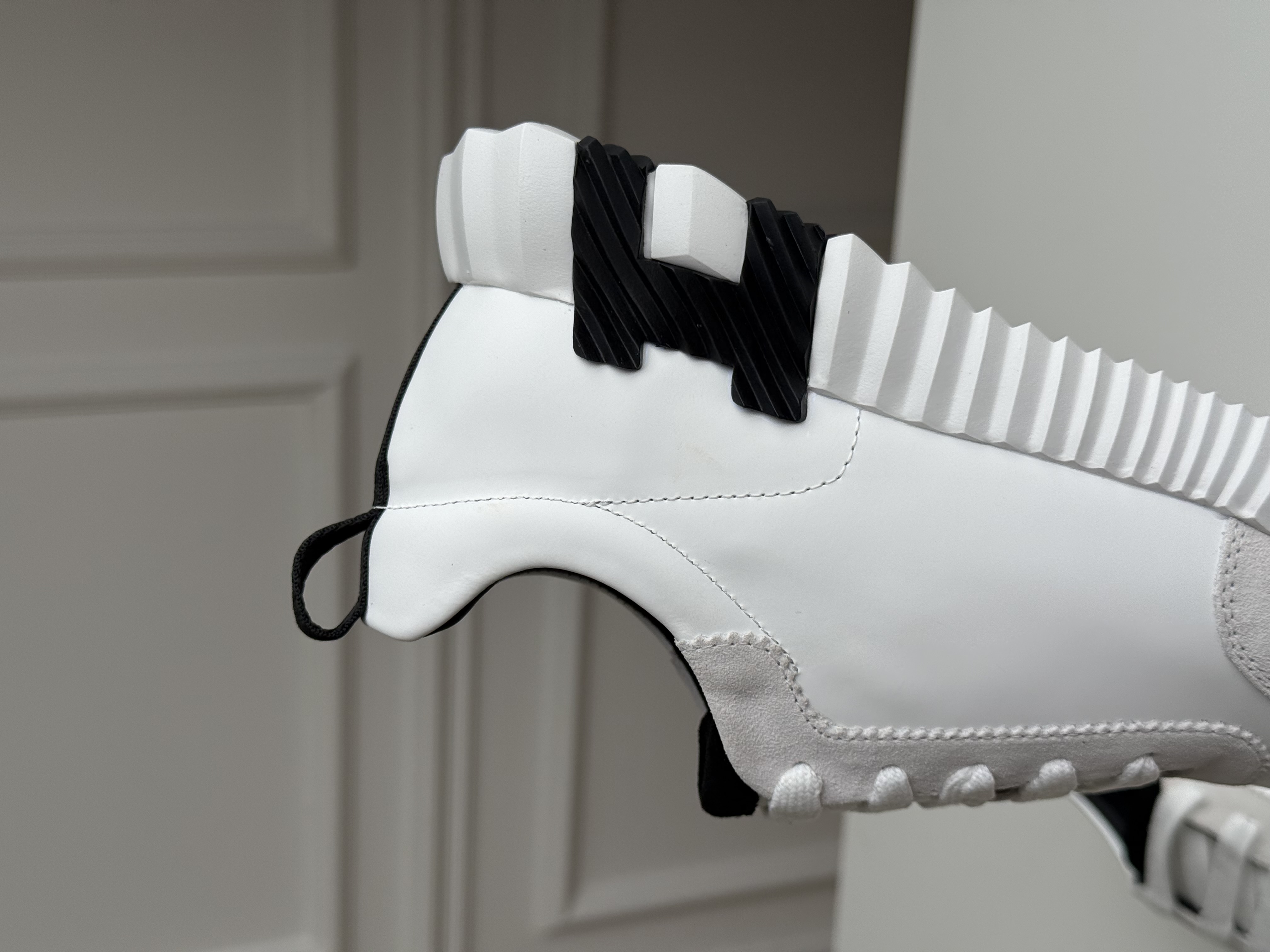 Hermès Bouncing Sneakers in White & Black