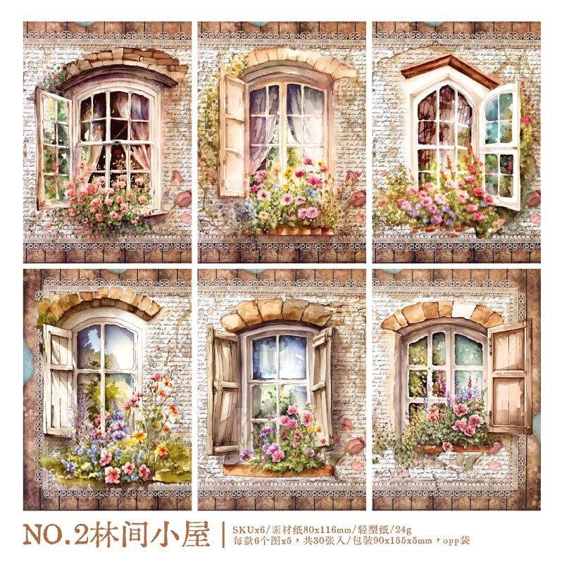 2151 Paper material Passing by Your Window Series