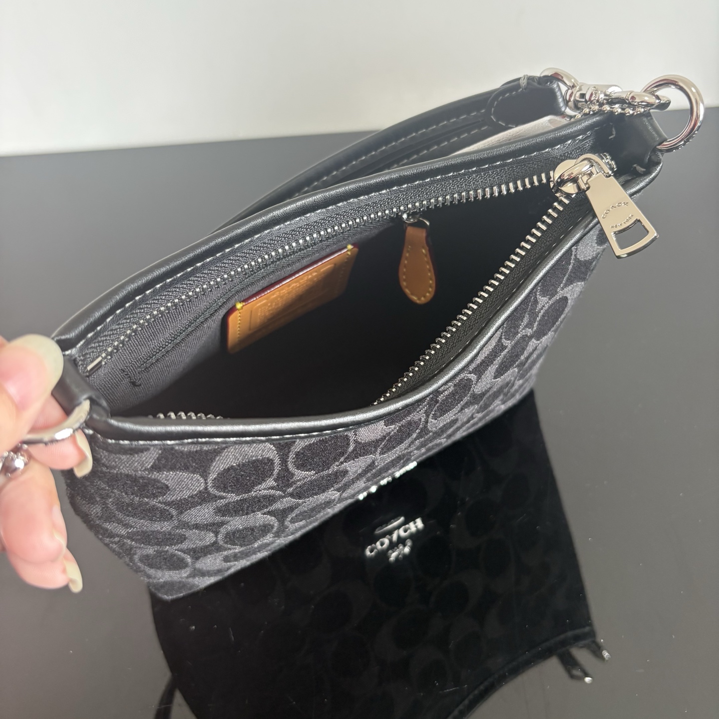 Women Handbag CCZ41 Laurel Small Shoulder Bag In Signature Denim