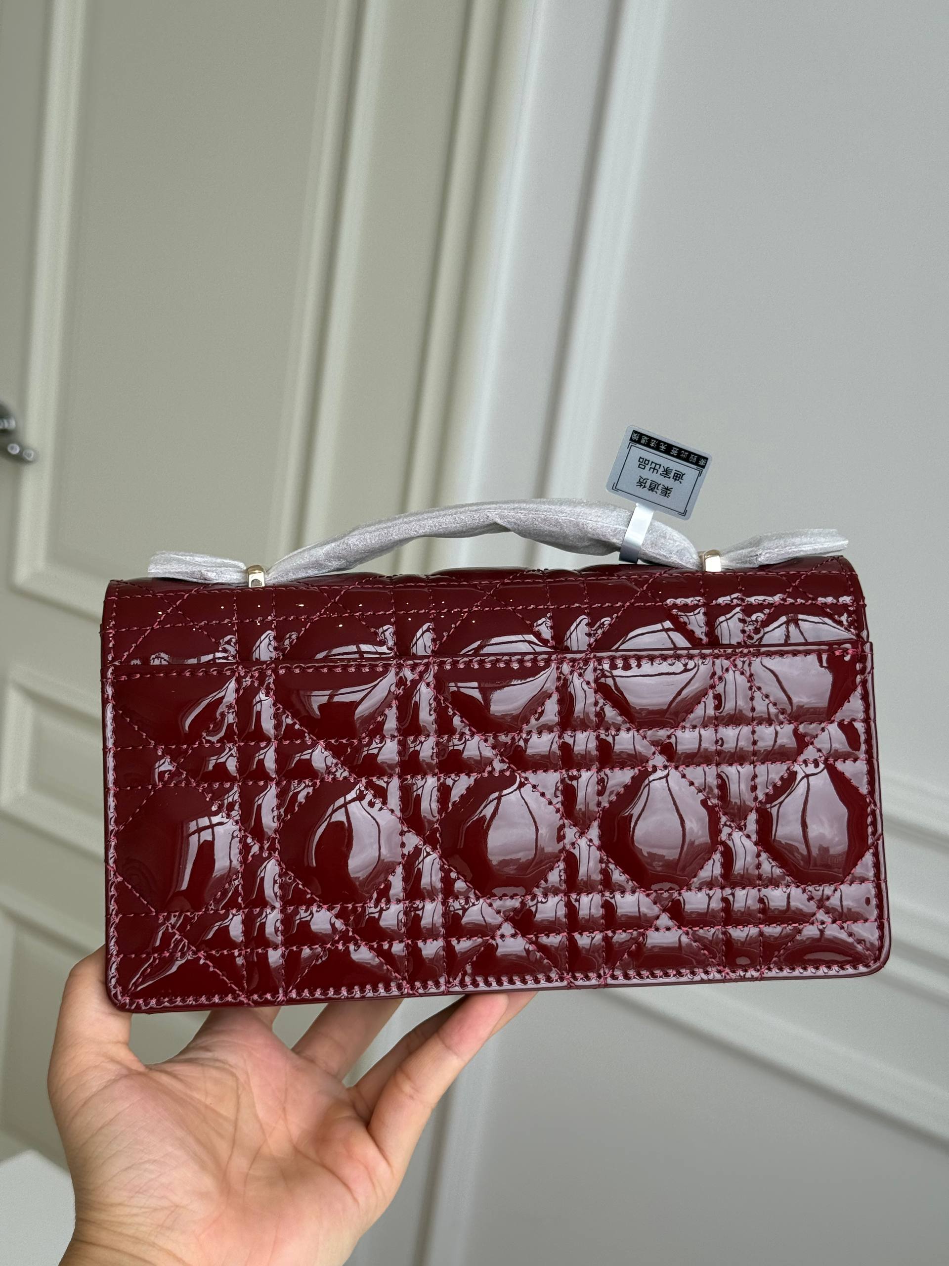 Dior Miss Dior Patent Leather Chain Bag