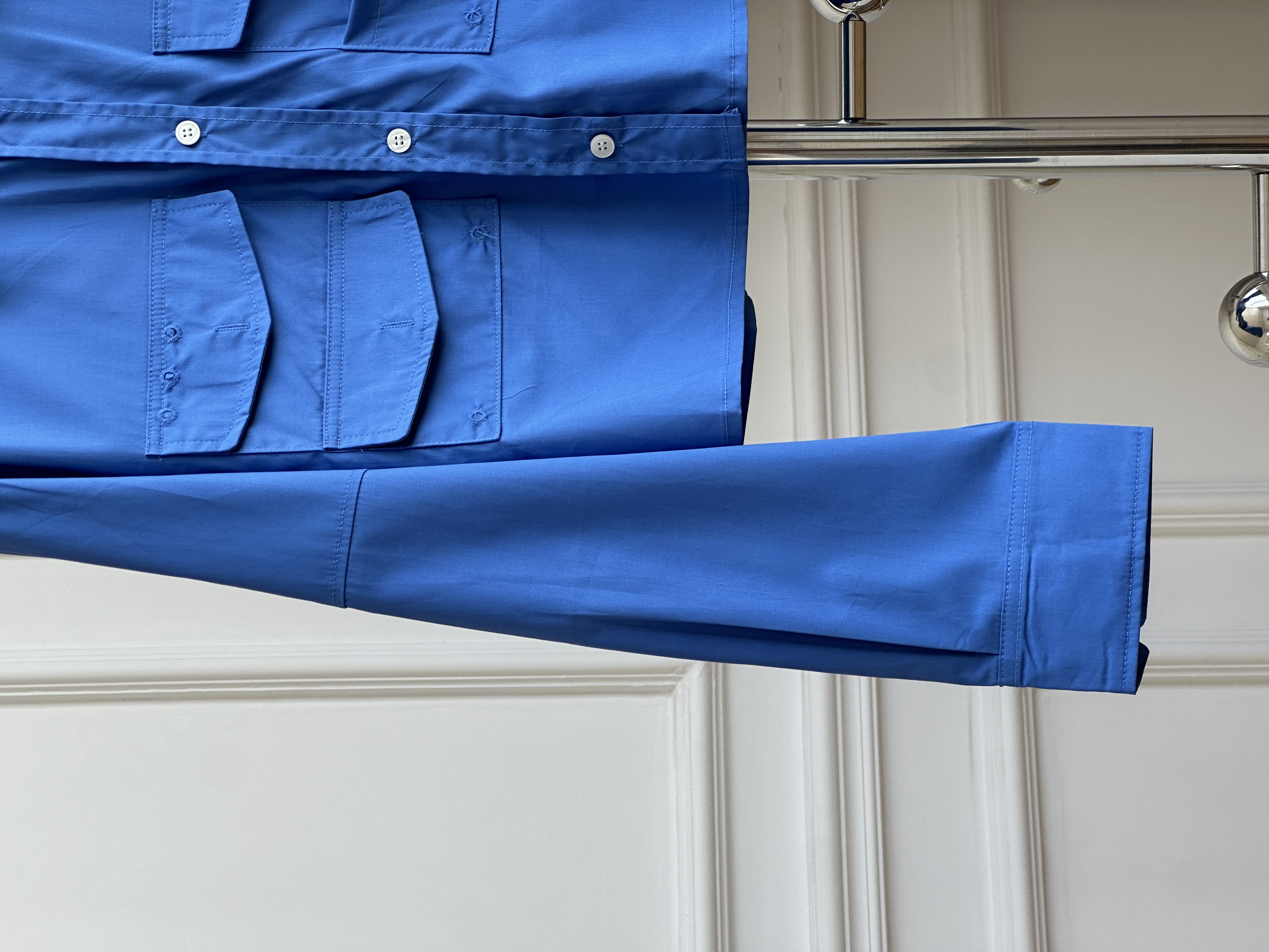 Miu Miu Cropped Cotton Utility Shirt