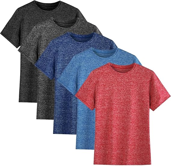 A 5-piece set of quick-drying T-shirts for men's size M