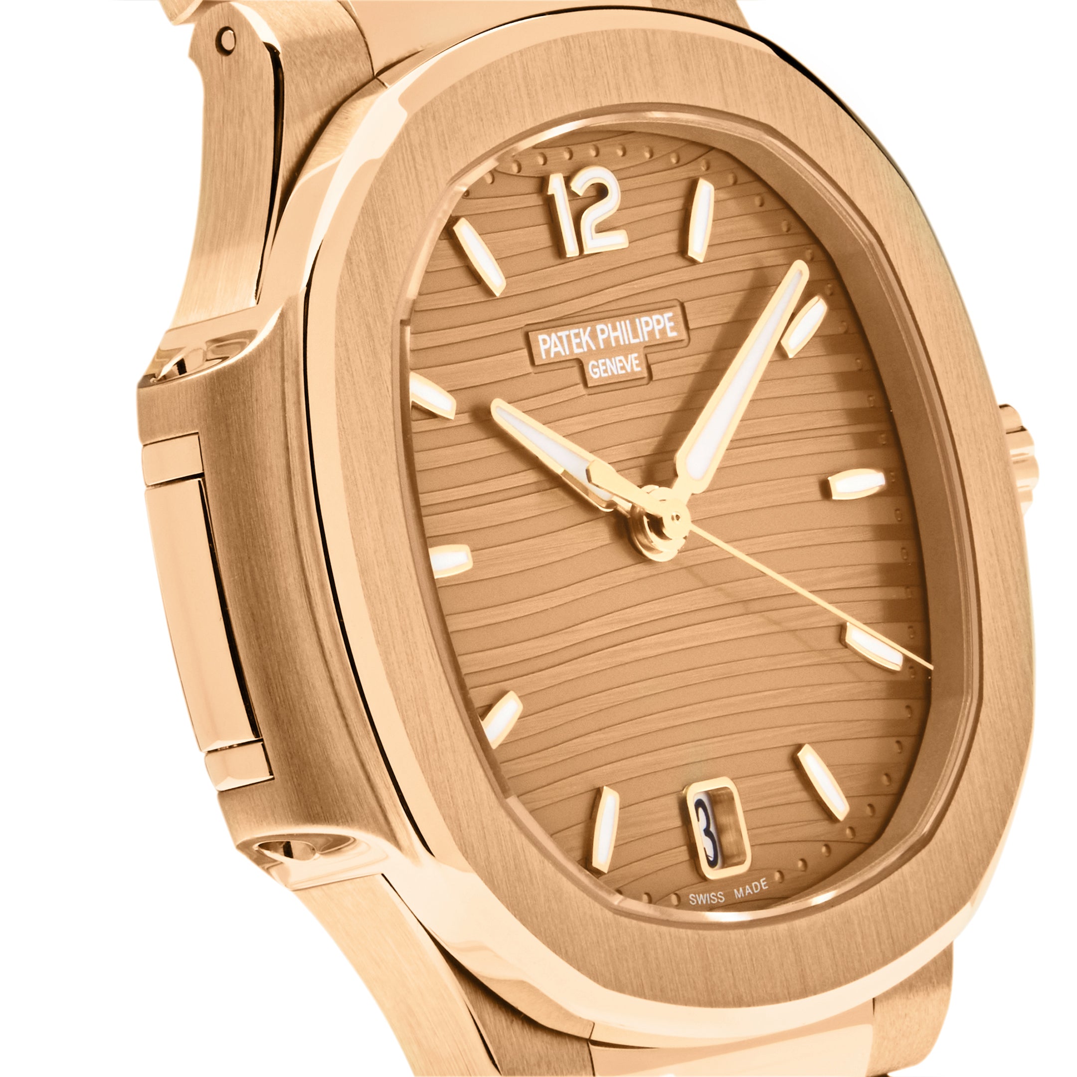Patek Philippe Ladies Nautilus Rose Gold 35mm 7118/1R-010【1:1 Replica】