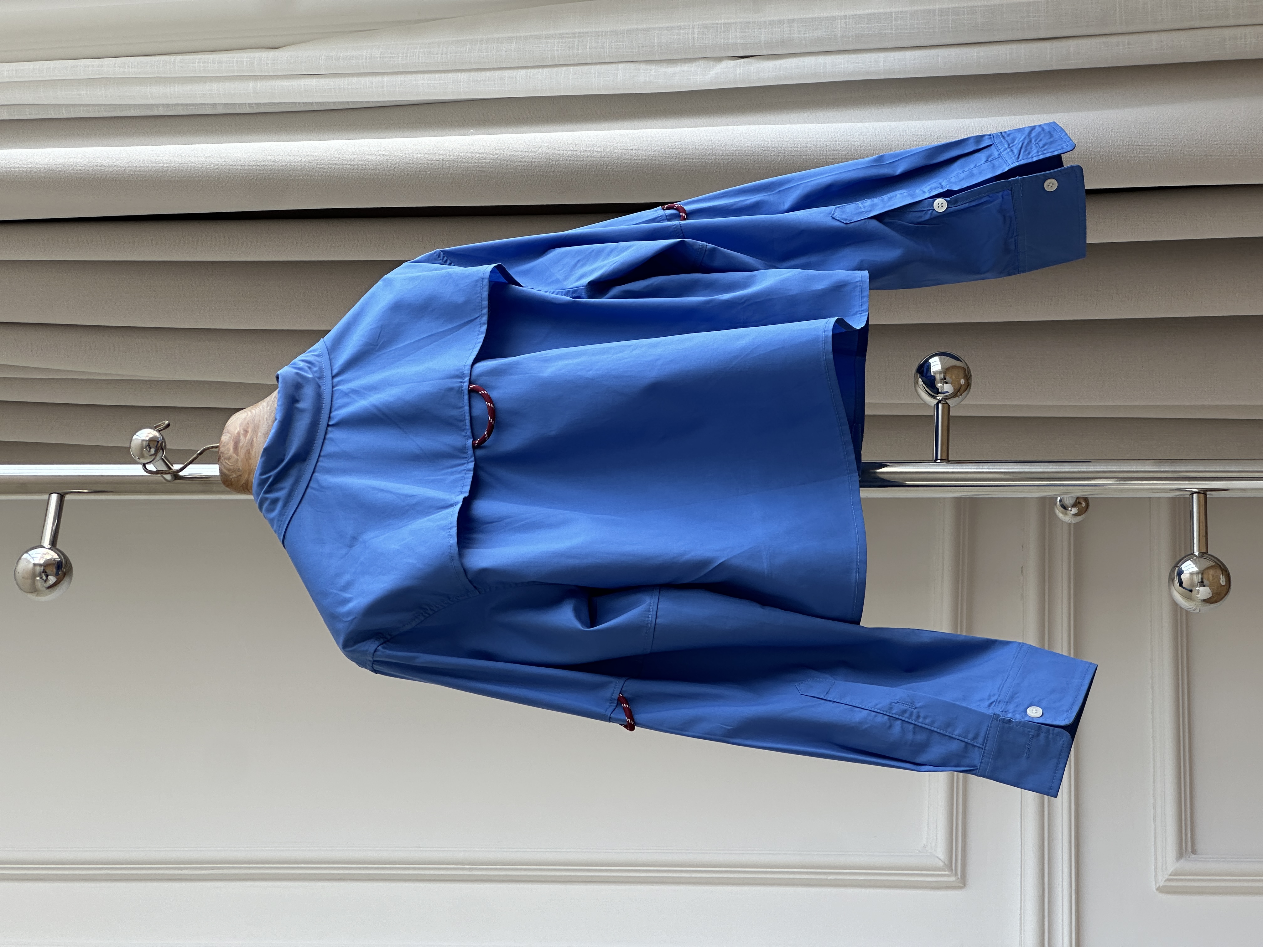 Miu Miu Cropped Cotton Utility Shirt