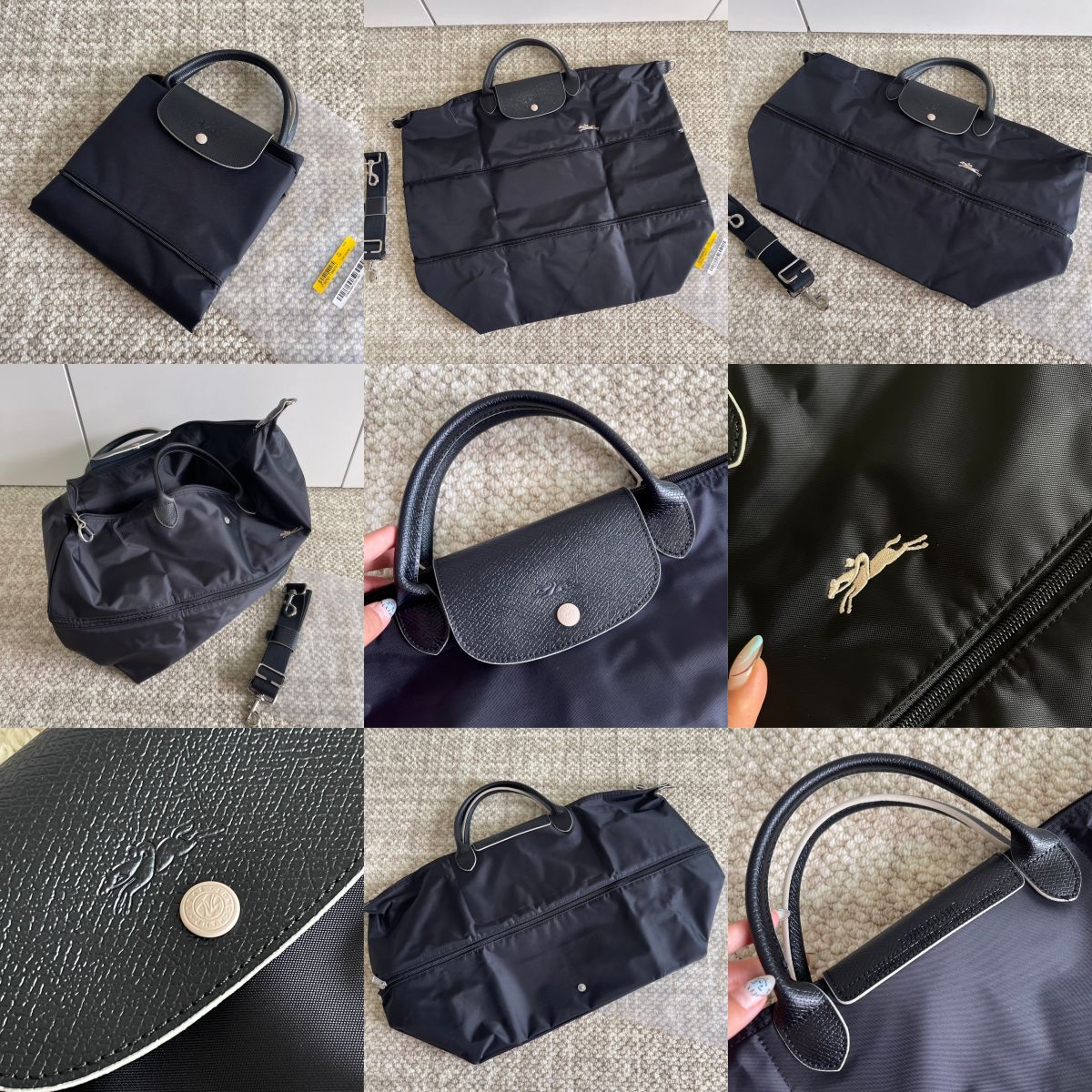Women Handbag L1911619 Le Pliage Club Travel Bag Expandable