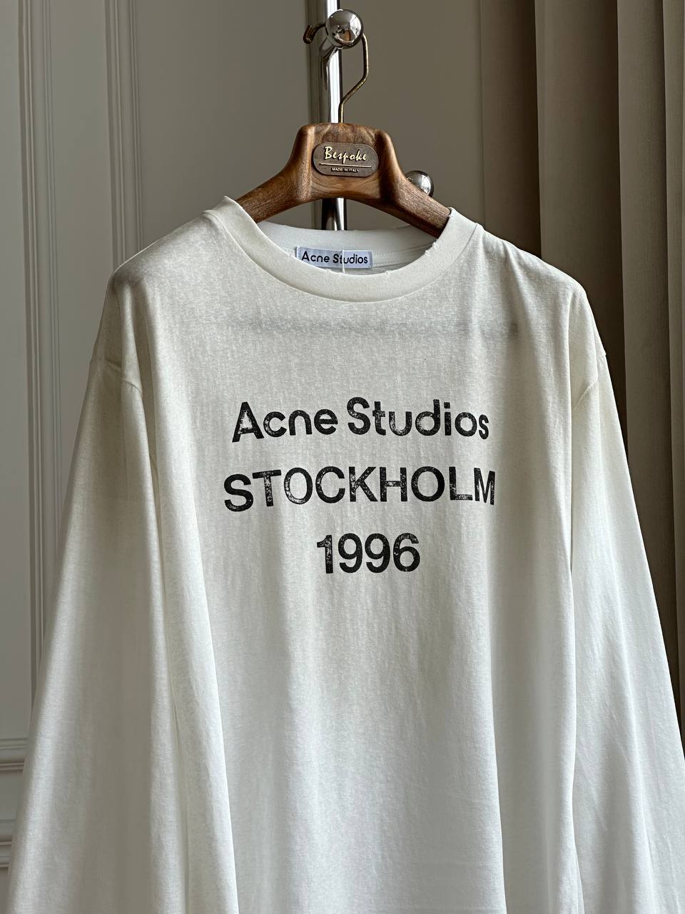 Acne Studios Stockholm 1996 Printed Long-Sleeve T-Shirt