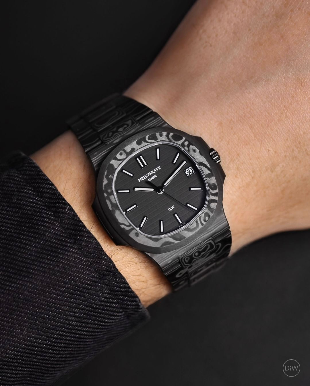 Patek Philippe Nautilus DiW ALL CARBON BLACK 5711【1:1 Replica】
