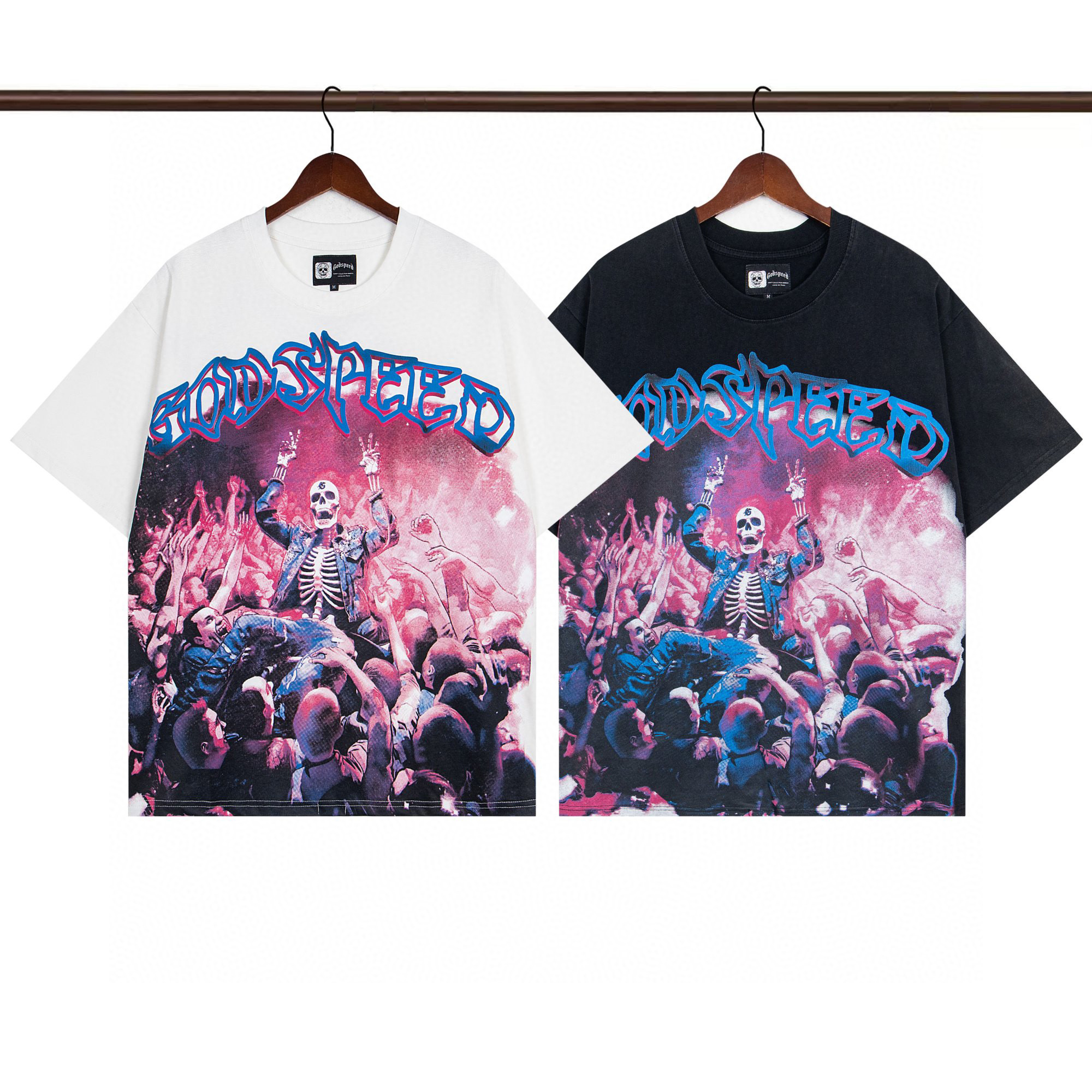 Godspeed Pink Sukll Tee 2 Colors