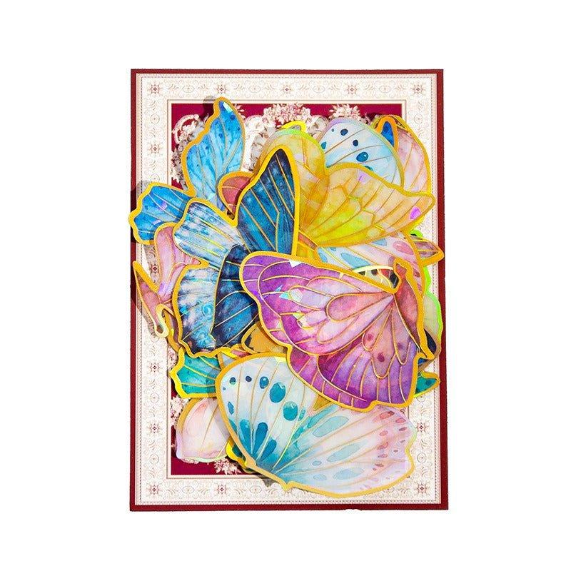 1156 Laser Stamping Sticker Pack Butterfly Dreams Collection