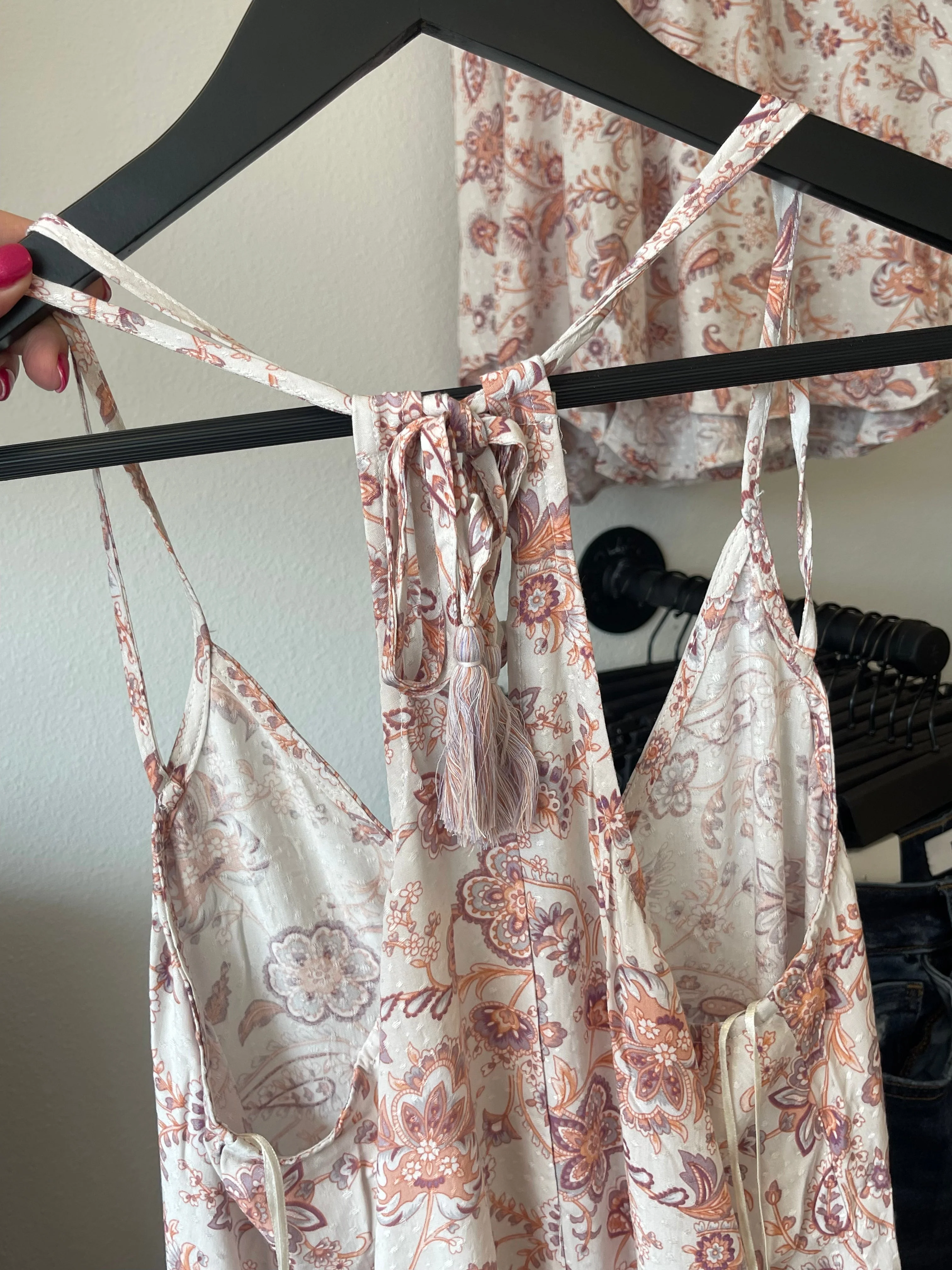 Love stitch boho tank