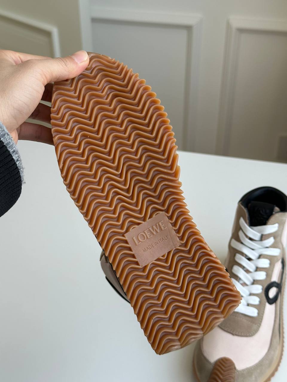 LOEWE Flow Runner High-Top Sneakers