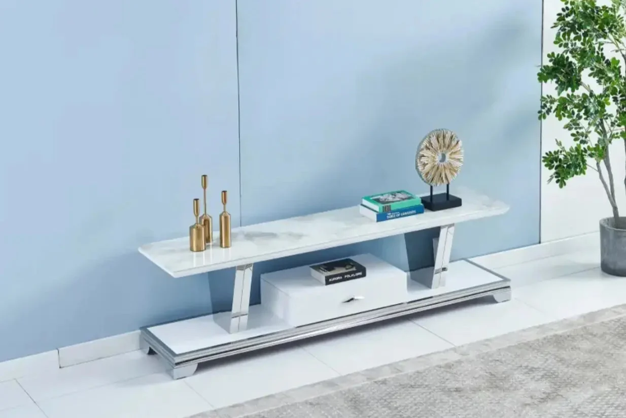 Versus - Meuble TV avec Rangement - 150 à 180 cm