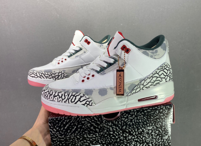 Air Jordan 3 Retro Litchi Red Color