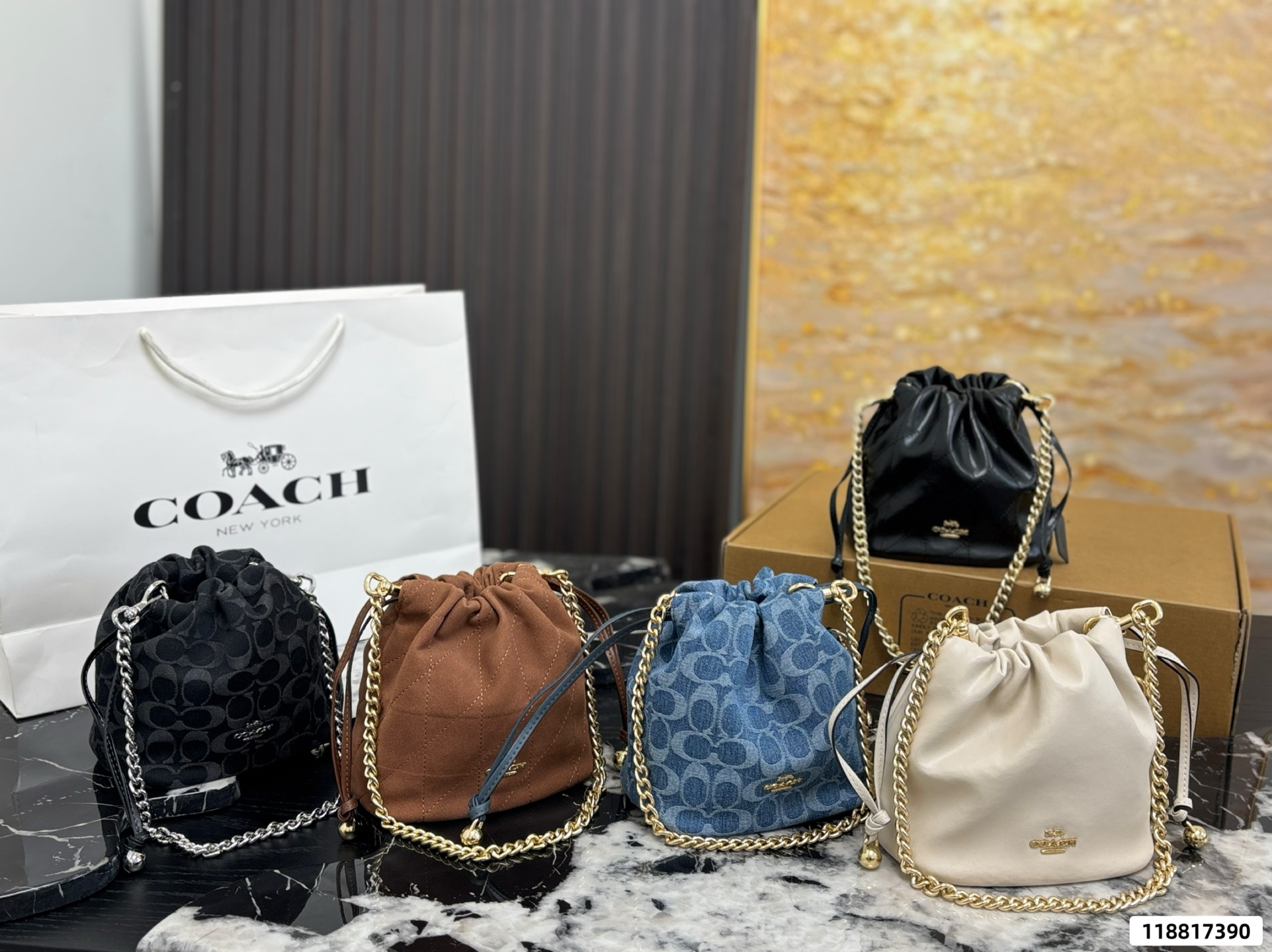 Coach's Faye Mini Drawstring Bag
