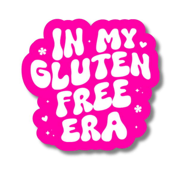 In My Gluten Free Era Sticker (Electric Pink)