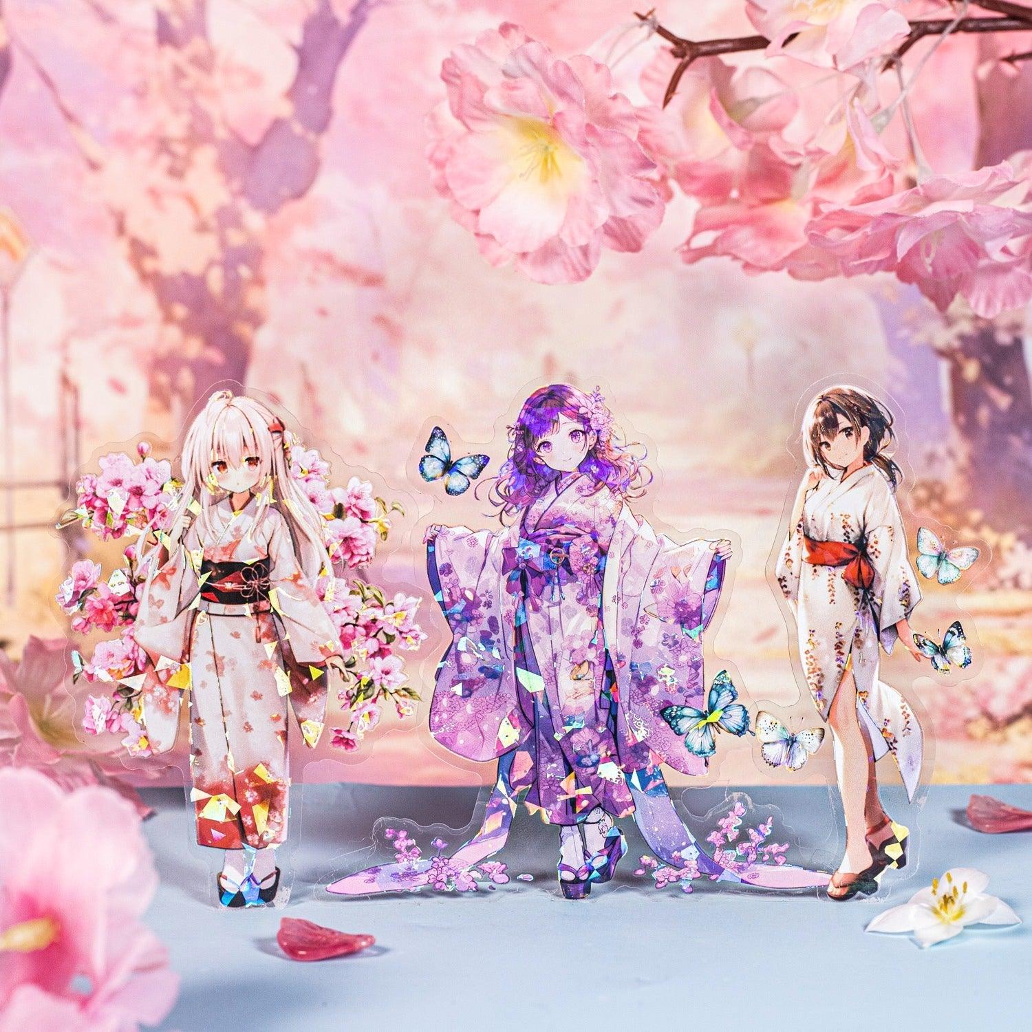 1061 PET Stickers Sakura Girls Series