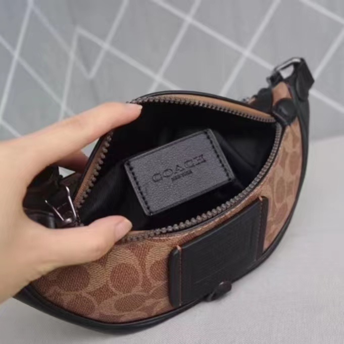 Women handbag 76187 Rivington 7 Signature Canvas Belt Bag