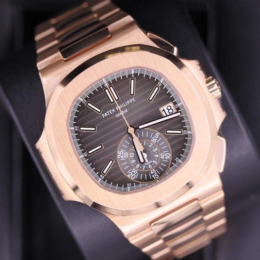 Patek Philippe Nautilus Chronograph 40mm 5980/1R Black Dial【1:1 Replica】