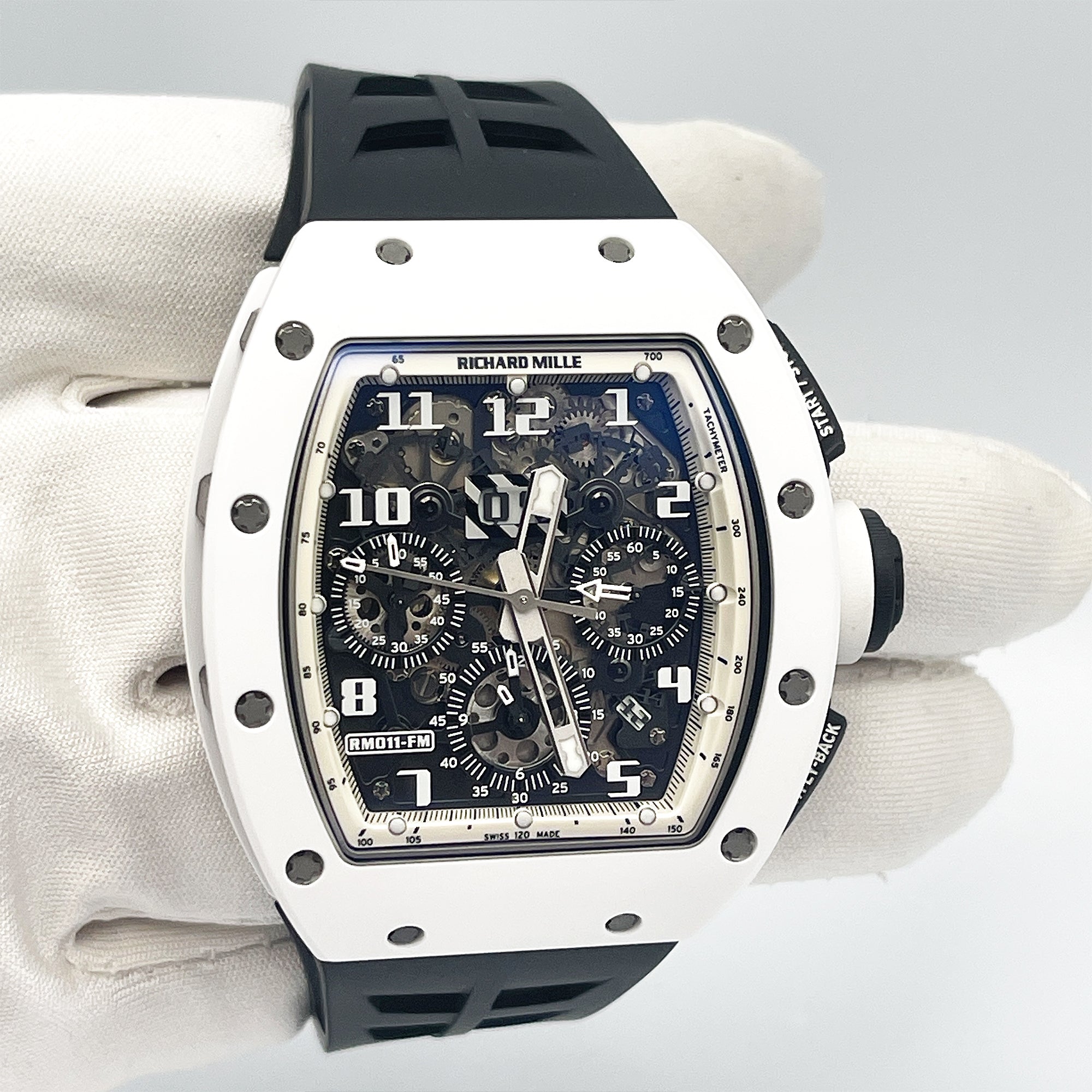 Richard Mille White Ghost Ceramic Limited Edition RM011-FM【1:1 Replica】
