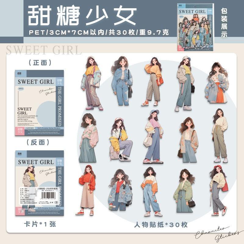 1187 PET Sticker Pack Teenager's Wish Series