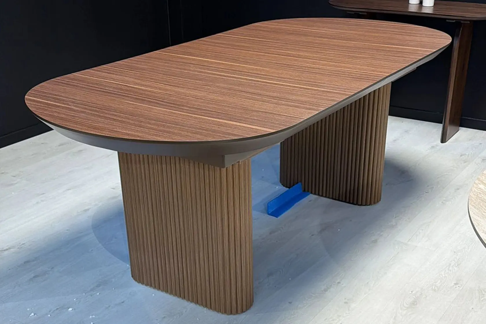 Table Extensible Ovale de Salle à Manger ORIO - De 206 à 286 cm