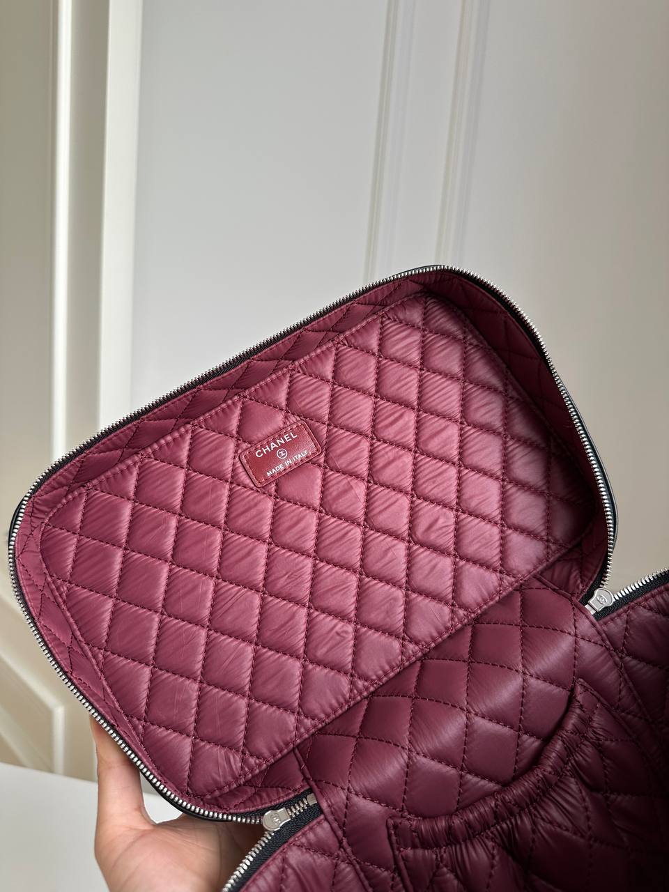 CHANEL Large Quilted Lambskin Vanity