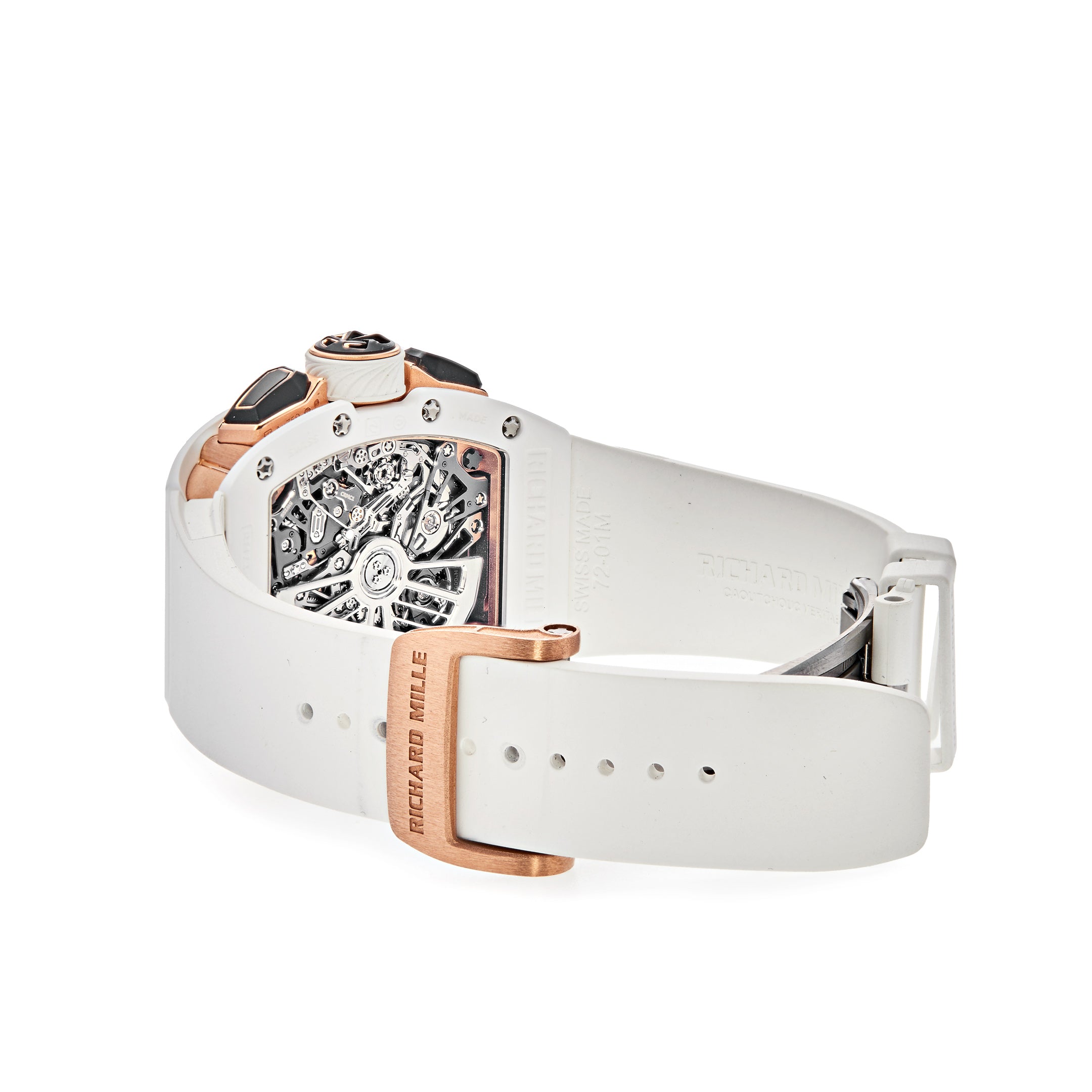 Richard Mille Lifestyle In-House Chronograph White Ceramic RM72-01【1:1 Replica】