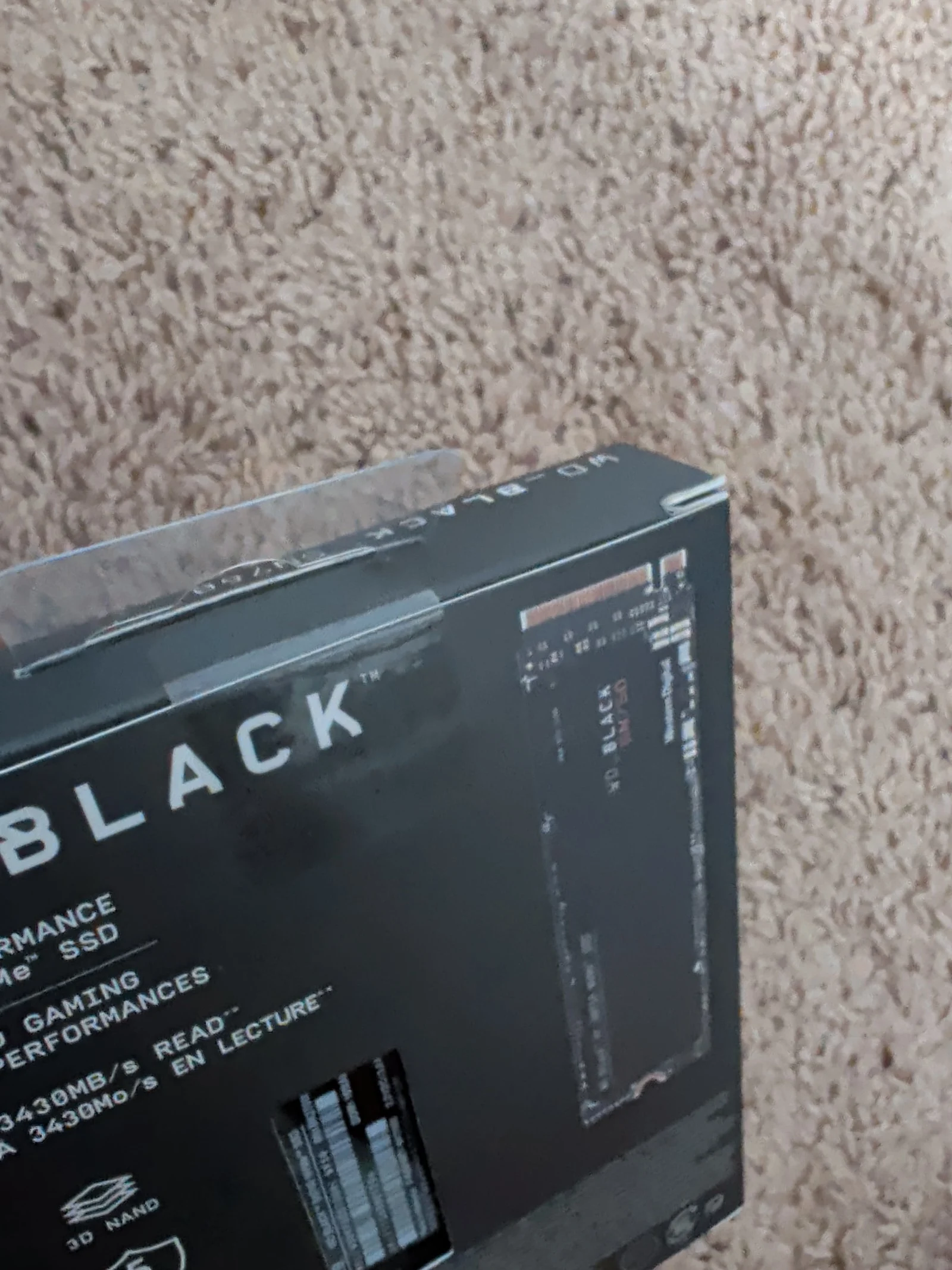 Gaming NVMe SSD Western Digital New JUF2B