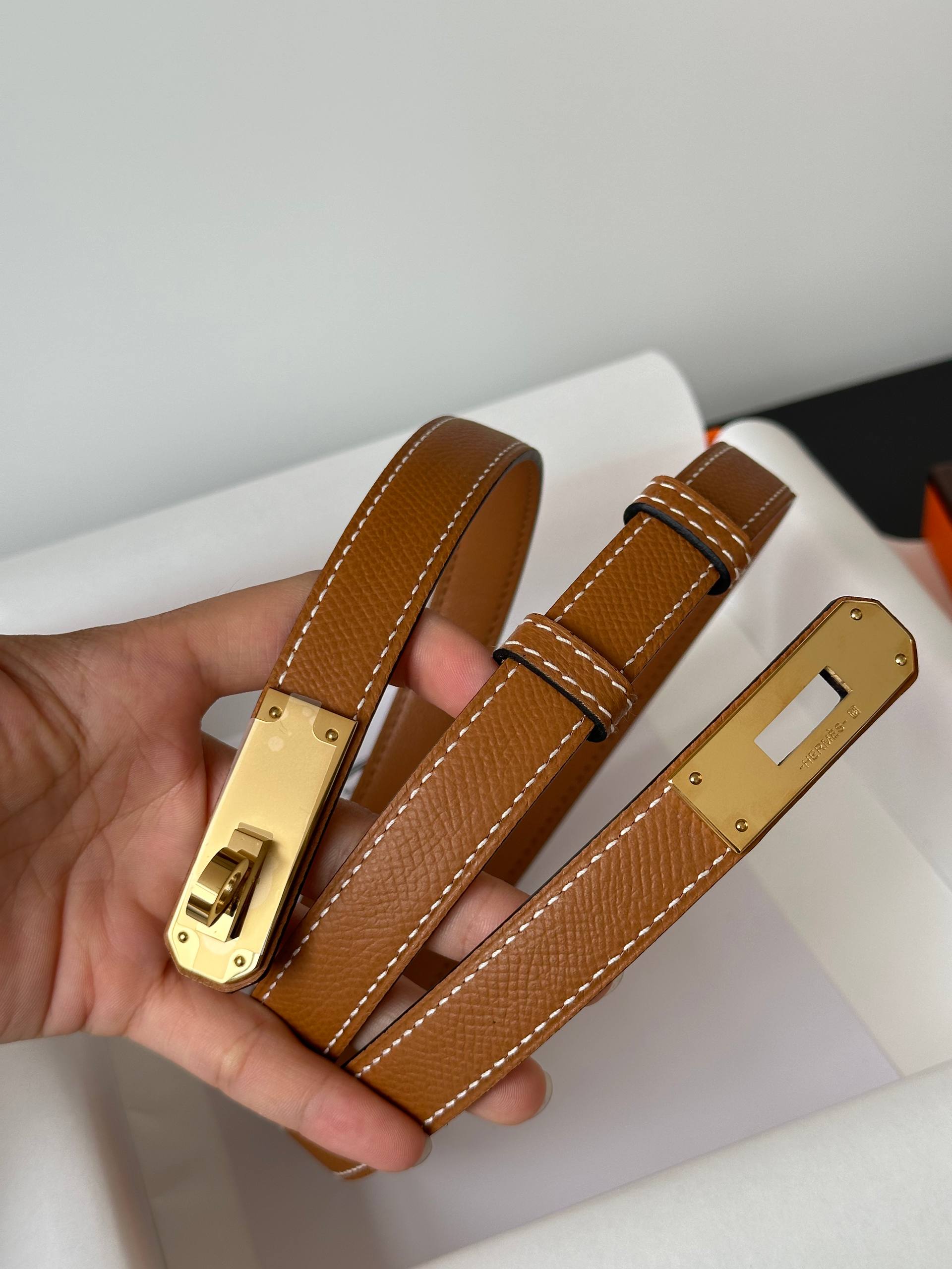 Hermès Kelly Buckle Slim Belt