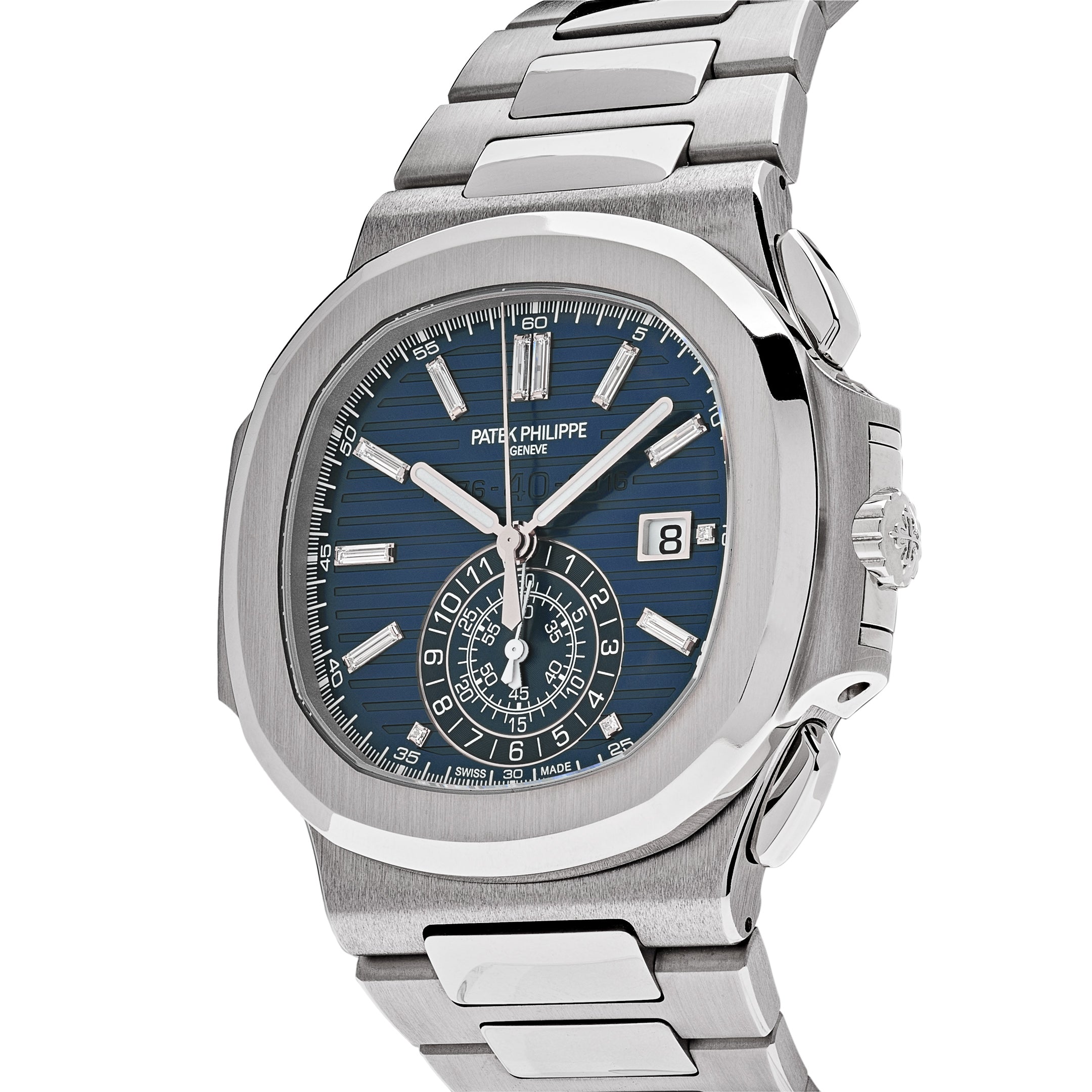 Patek Philippe Nautilus 40th Anniversary White Gold Blue Dial 5976/1G-001【1:1 Replica】